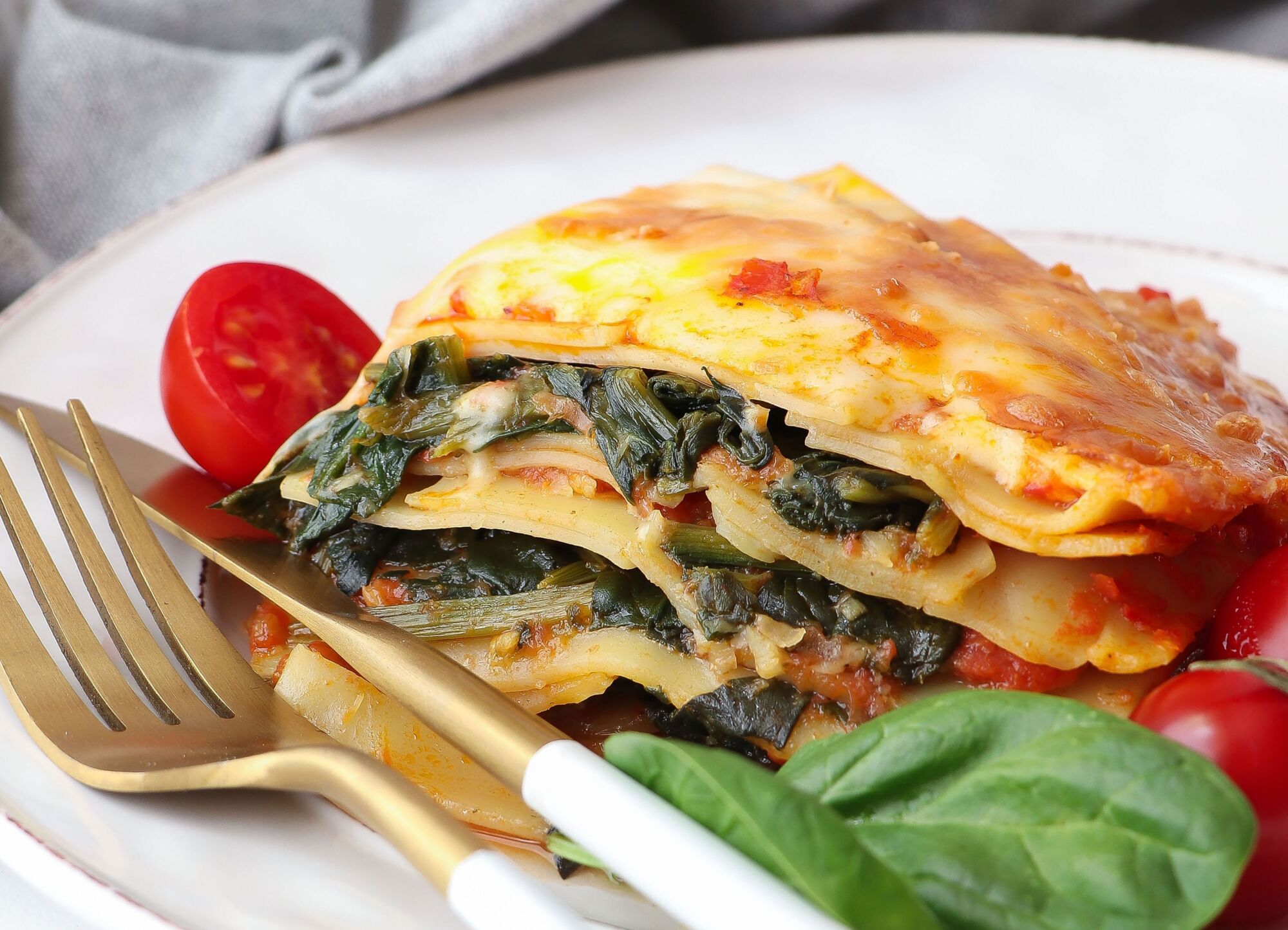 Spinatlasagne