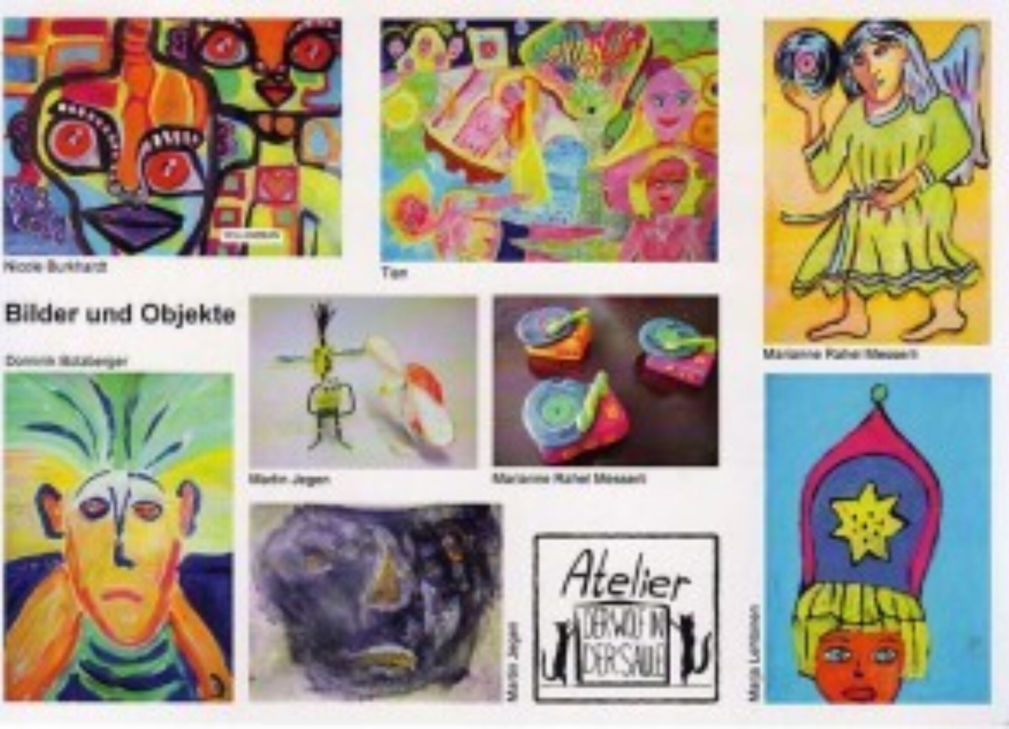 Atelier vom Wolf in der Säule sintegrA zürich Ausstellung Einladung GZ Riesbach 300x211